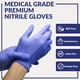 thumbnail image 2 of Guantes De Examen De Nitrilo Medical Grade Sin Polvo Color Lavanda L, 2 of 6