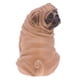 thumbnail image 2 of figura animal modelo plástico figurita ni?os juguete regalo decoración del hogar pug amarillo, 2 of 5
