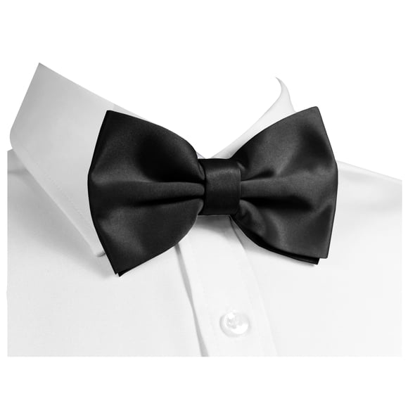 Pajarita negra Trilece, preatada y ajustable para ocasiones formales