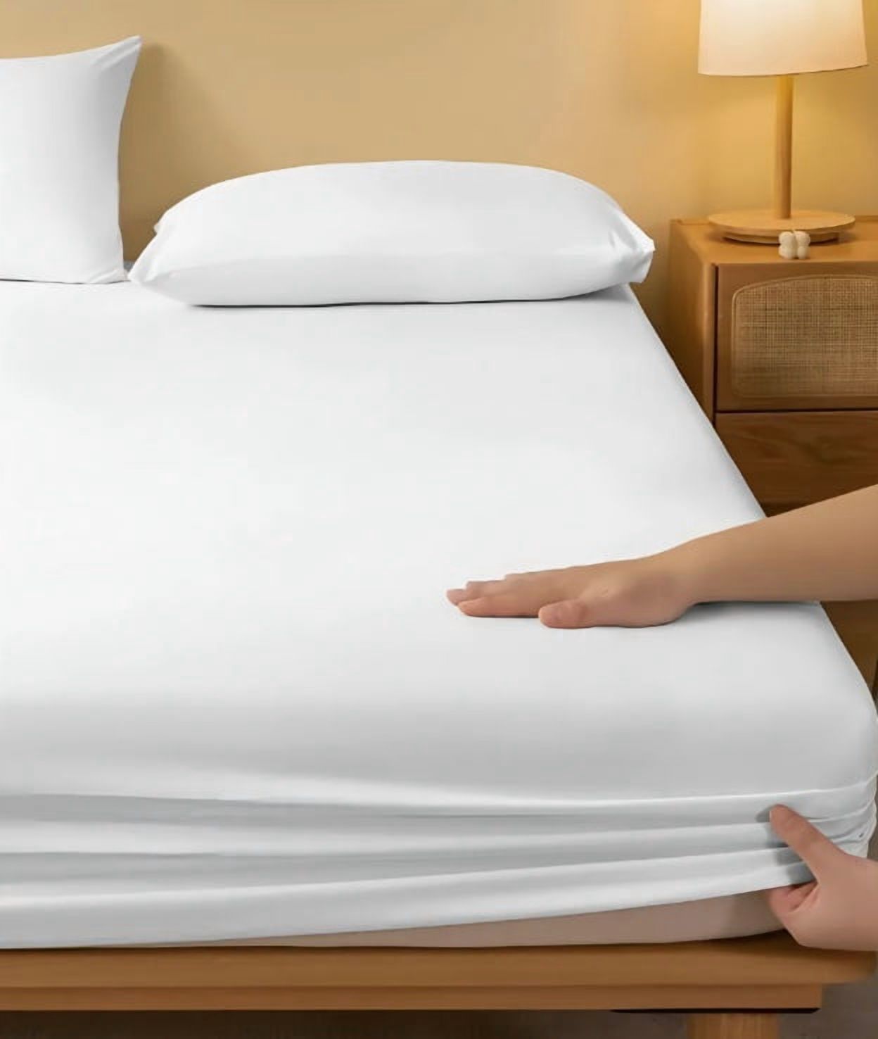 Atlas - Sábana Bajera Blanco