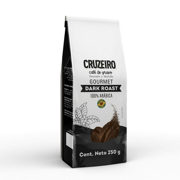 Café Grano Molido Dark Roast Caja, 250 g