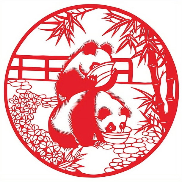 Chinese Folk Paper-cut Window Stickers Handicraft Window Flowers Best Gifts