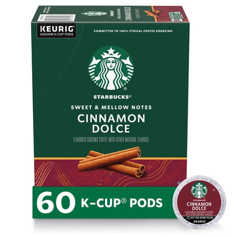 Cápsulas De Café Starbucks Cinnamon Dolce 60 Cápsulas K-Cup