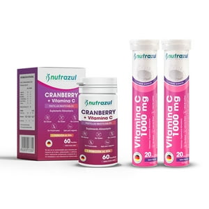 Nutrazul - Cranberry + Vitaminac -Pack 3