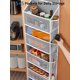 thumbnail image 5 of Organizador para colocar sobre la puerta JARLINK, 5 estantes, gris, x2, 5 of 9
