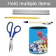 thumbnail image 5 of Babybus Baby Bus-theme Cylinder Pen Holder Pencil Organizer with Flannel Lining PVC Leather Material Cardboard Base for study work 10*8CM, 5 of 6