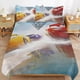 thumbnail image 4 of Cars Lightning McQueen Boys 3 Piece Bedding with 1 Flat Sheet And 2 Pillowcases Twin Bed Sheets, 4 of 5