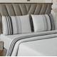 thumbnail image 1 of Juego sabanas casatua estampadas rayas super king color gris, 1 of 3