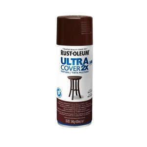 Rust-Oleum - Pintura En Spray Ultra Cover 2X Multiuso Marrón Brillante 340 G