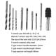 thumbnail image 2 of Set Brocas y Tornillos Herramientas De Mano 9 Piezas, 2 of 2