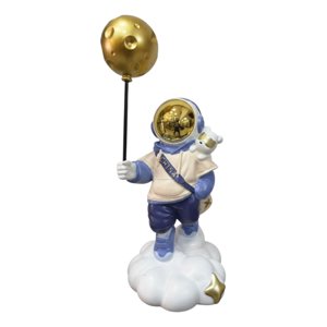 Genérico - Figura Decorativa Viaje Luna Estatua Fantasía Cósmica Jhn