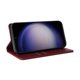 thumbnail image 2 of Funda Billetera de Cuero para Samsung Galaxy S23 FE con Tarjetero y Soporte - Tapa Magnética Rojo, 2 of 6