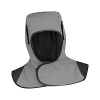 Ioensy - Capucha De Soldadura De Protección Completa Lavable Para Sombrero De Soldador Capucha Protección De La Piel Gris