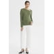 thumbnail image 4 of Polera Mujer Asimétrico Verde Olivo, 4 of 4
