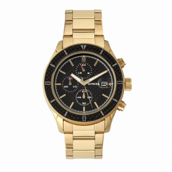 Reloj Breed Maverick Chronograph para hombre con fecha - Dorado