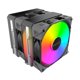 thumbnail image 1 of Disipador de CPU Montech NX600 ARGB Doble Torre con 6 Heatpipes, 1 of 4