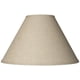 thumbnail image 1 of Lamp Shade Springcrest Empire, tela de arpillera marrón beige, 1 of 6