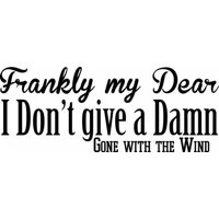 Rienda Libre Graphics - Decomural Frankly My Dear Gone With The Wind Ws-43994