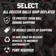thumbnail image 4 of Paquete de 8 pelotas Soccer Ball Select número 10 con bolsa y bomba tamaño 5, 4 of 7