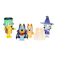 Figuras De Acción Bluey Set 4 Personajes Familia Halloween