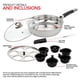thumbnail image 4 of Sartén para escalfar huevos Modern Innovations, 6 tazas, acero inoxidable, 4 of 8