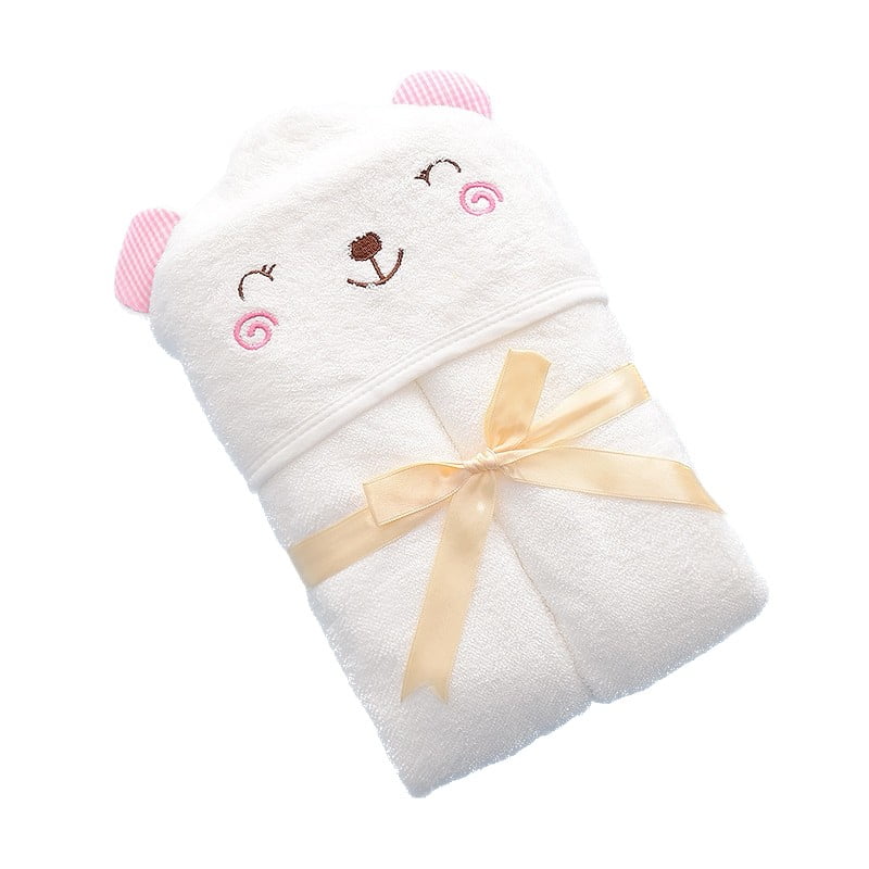 Pellitos - Toalla Bebé 100% Bamboo Orgánico 90x90 Pink B