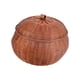 thumbnail image 5 of Caja De Almacenamiento Redonda De Ratán, Cesta De Calabaza Tejida A Mano Para Pastelerías, Hogar, Familia XK, 5 of 5