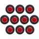 thumbnail image 1 of TMH 10 piezas: luces LED rojas de posición lateral redondas de 3/4 pulgadas, 1 of 3