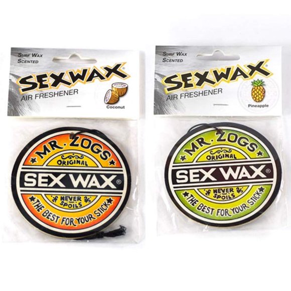 Ambientador Mr. Zog's Sex Wax Coco y Piña, paquete de 2