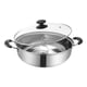 thumbnail image 1 of Olla Caliente Dividida Con Tapa, Versátil, Ideal Para Shabu-shabu, Perfecta Para Restaurantes, Fiestas Y Residencias Estudiantiles (30 Cm), 1 of 5