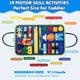 thumbnail image 2 of Busy Board Montessori Toy For Toddlers - Educational Activity Developing Sensory Board For Fine Basic Dress Motor Skills - Travel Toys For Plane Car, Gift For Boys Girls, 2 of 2