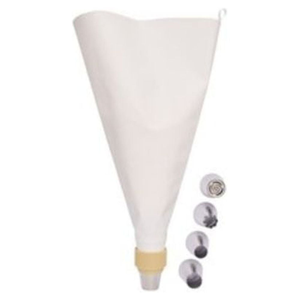 Urban Products - Manga Repostera 5 Boquillas Acero Inox Amarillo