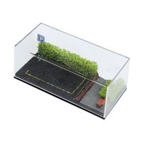 Bothyi - Vitrina De Coche Fundido A Presión A Escala 1/64, Escena De Aparcamiento Para Coche Deportivo, Decoración De Vehículo, Arbusto De Flores Verdes