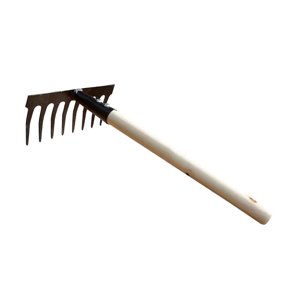 Ioensy - Herramienta De Jardín Para Solucionar El Trabajo De Rastrillo De Jardín Para El Hogar Del Patio Trasero Familiar 8 Dientes