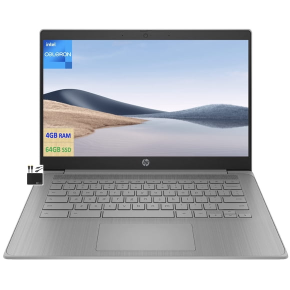 Chromebook HP de 14" Celeron N4120 4 GB RAM 64 GB eMMC