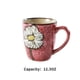 thumbnail image 2 of Taza cappuccino Rockgoldbug Ceramics de porcelana de 350 ml, color rojo, azul, verde y rosa, 2 of 8