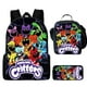 thumbnail image 1 of 3Pcs Set Smiling Mochila C-Critters Backpacks with Lunch Bags ,Pencil Case,Light Weight and Durable Children Backpack Book Bags, 1 of 2