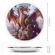 thumbnail image 2 of Dragón Plato decorativo de porcelana fina (bone china), plato decorativo de cerámica para hogar, oficina, soporte de pared, platos decorativos para dormitorio - 6 pulgadas (15 cm), 2 of 6