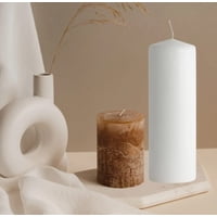 Genérico - Vela Larga Duración 20X 7 Cm Velón Blanco