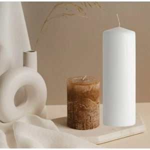 Genérico - Vela Larga Duración 20X 7 Cm Velón Blanco