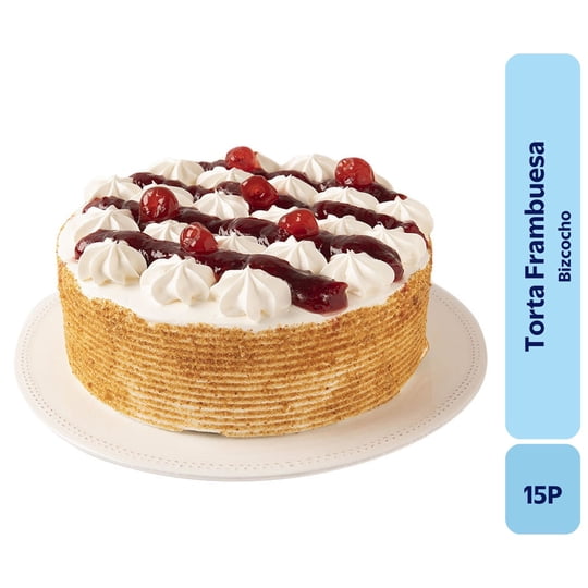 Torta Frambuesa 15p 1200 gr LAF