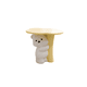 thumbnail image 1 of Mesa Auxiliar Y Alcancia De Oso Mate Blanco, 1 of 3
