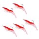 thumbnail image 2 of 5pcs Creative Shrimp Estilo Suave Latas De Latas Simulación Gancho Cebos Rojo, 2 of 3