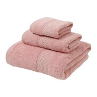 Genérico - Pack 3 Toallas Gris Cuerpo Mano Y Cara 100% Algodon