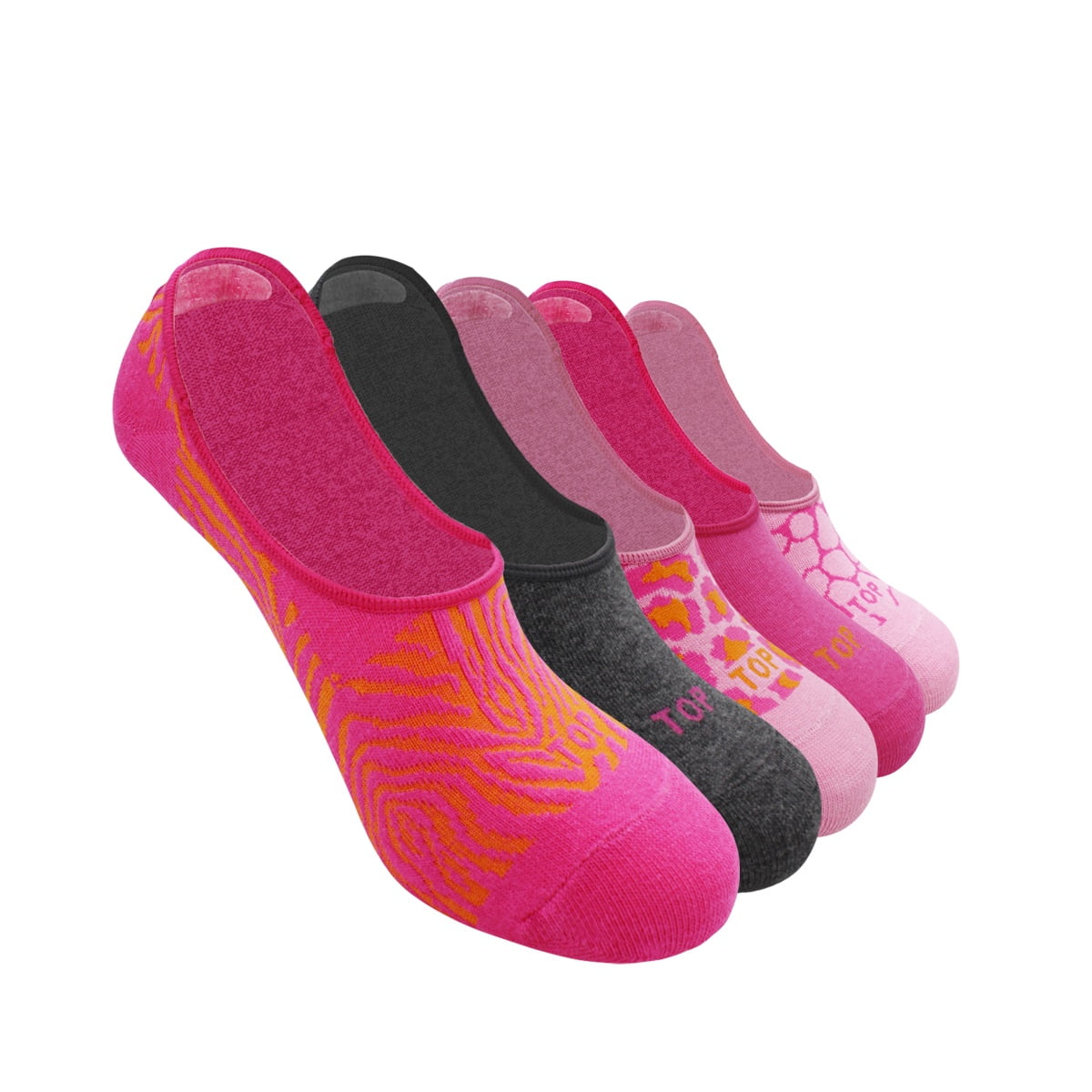 Calcetines Deportivos Invisibles Mujer Pack 5 C10 Top