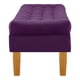 thumbnail image 3 of Banqueta Wood 2c Felpa 04 Morado, 3 of 4
