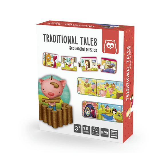 Puzzle Secuencial Cuentos Tradicionales Eureka Kids
