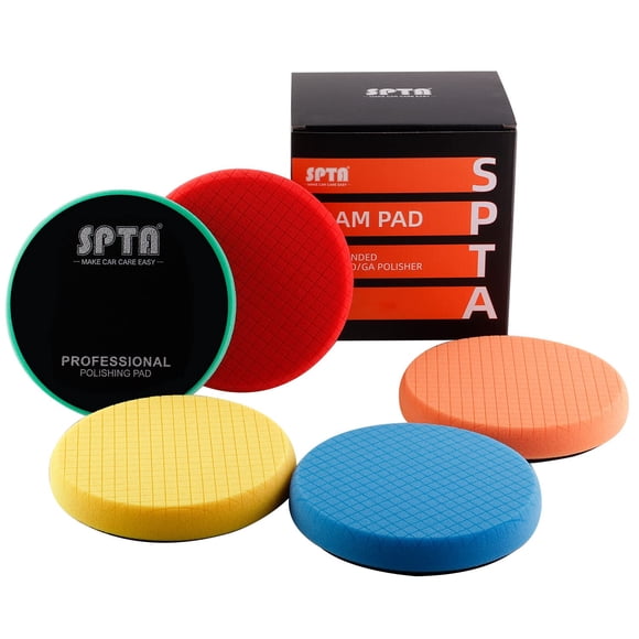 Esponjas pulidoras SPTA, 5 unidades, 6.5 pulgadas para platos de 6 pulgadas
