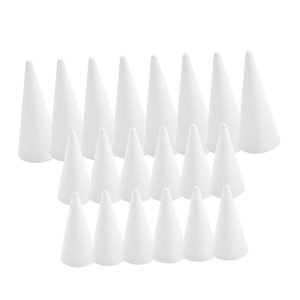 Magideal - 8 Piezas Conos De Espuma Para Crear Árboles Navideños Y Decoraciones Fiestas Material Versátil Fácil De Personalizar Adecuado Para Bodas Y Proyectos Estilo C