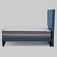 thumbnail image 3 of Cama Europea Valencia P + Respaldo Atenas 1 PL Felpa Azul, 3 of 5
